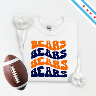 The Wavy Bears Graphic Crewneck Sweatshirt