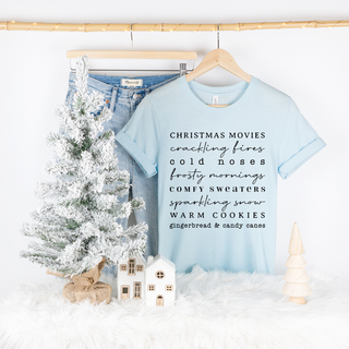 Christmas Words Graphic Tee