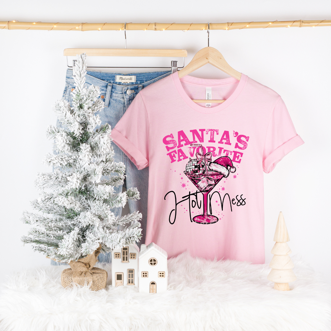 Santas Favorite Hot mess T-Shirt