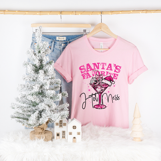 Santas Favorite Hot mess Graphic Tee