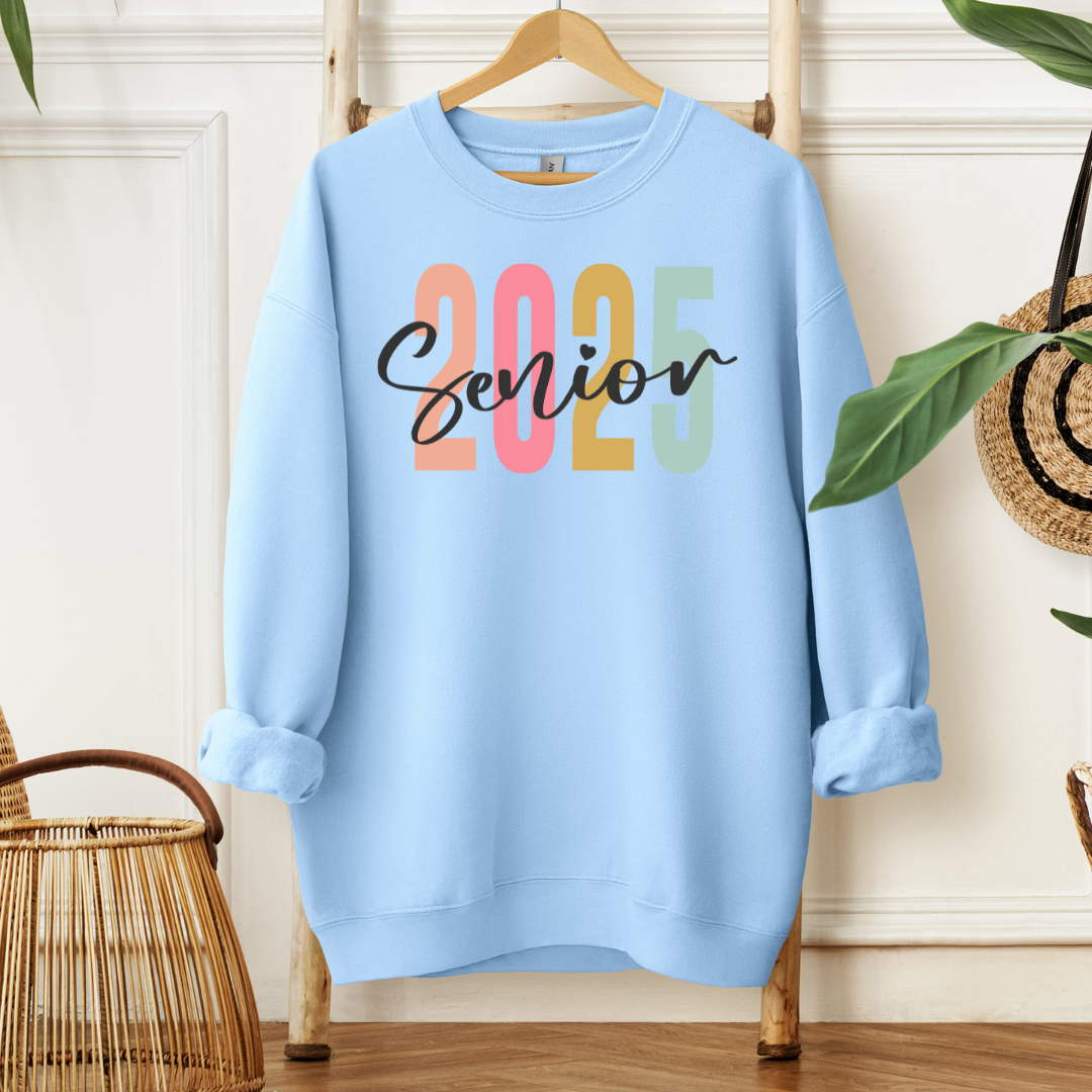 Senior 2025 Colorful | Tshirt, Hoodie, Sweatshirt MadreForte LLC