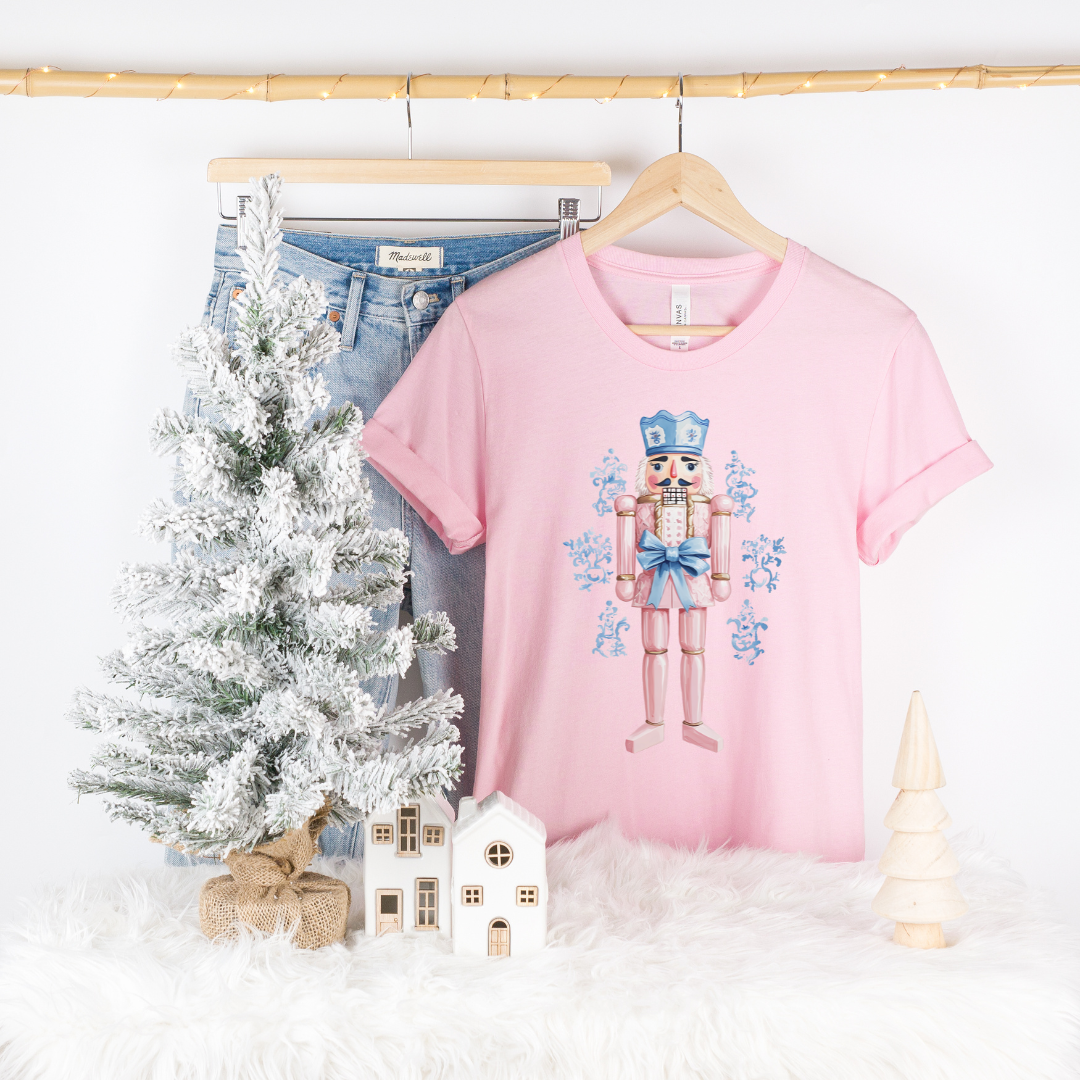 Pink Blue Nutcracker Tee