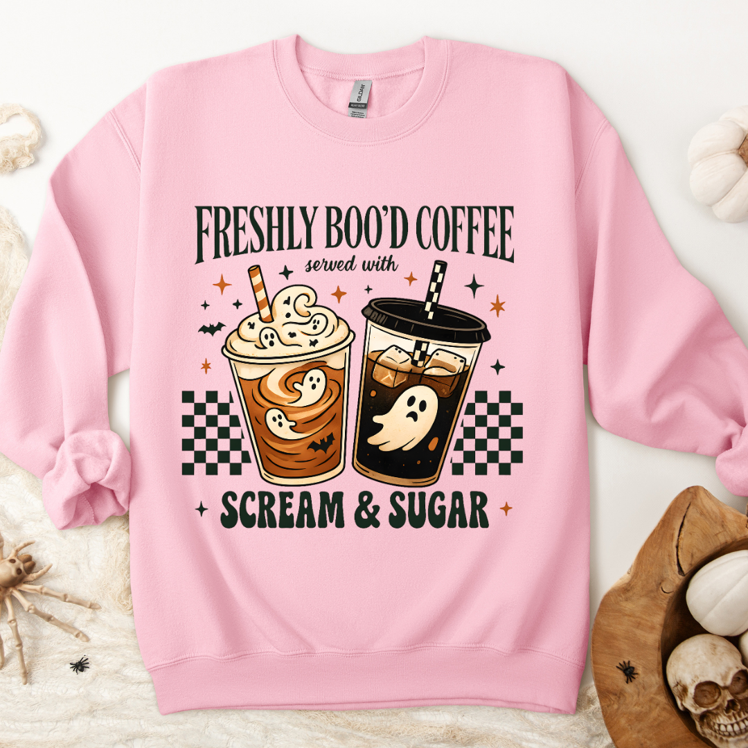 Freshly Boo'd Coffee sweatshirt