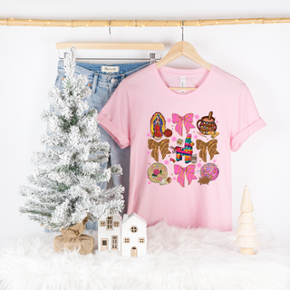 Coquette Latina Christmas Graphic Tee