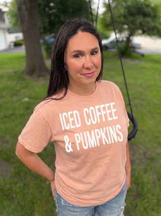 Iced Coffee & Pumpkins Tee