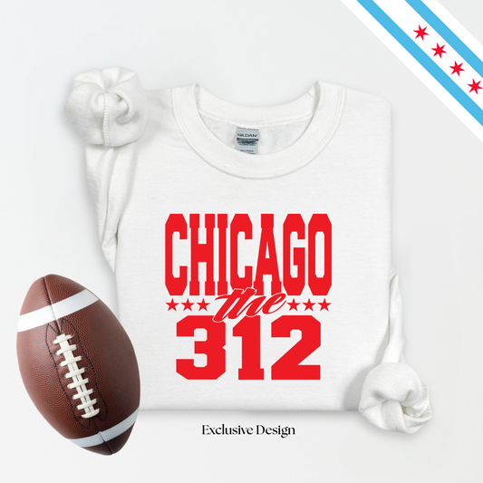 Chicago Bold Red Sweatshirt