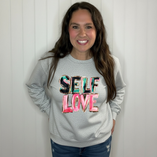 Self Love Brushed Sweatshirt