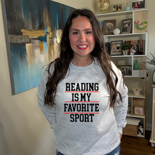 Reading is My Favorite Sport Sweatshirt