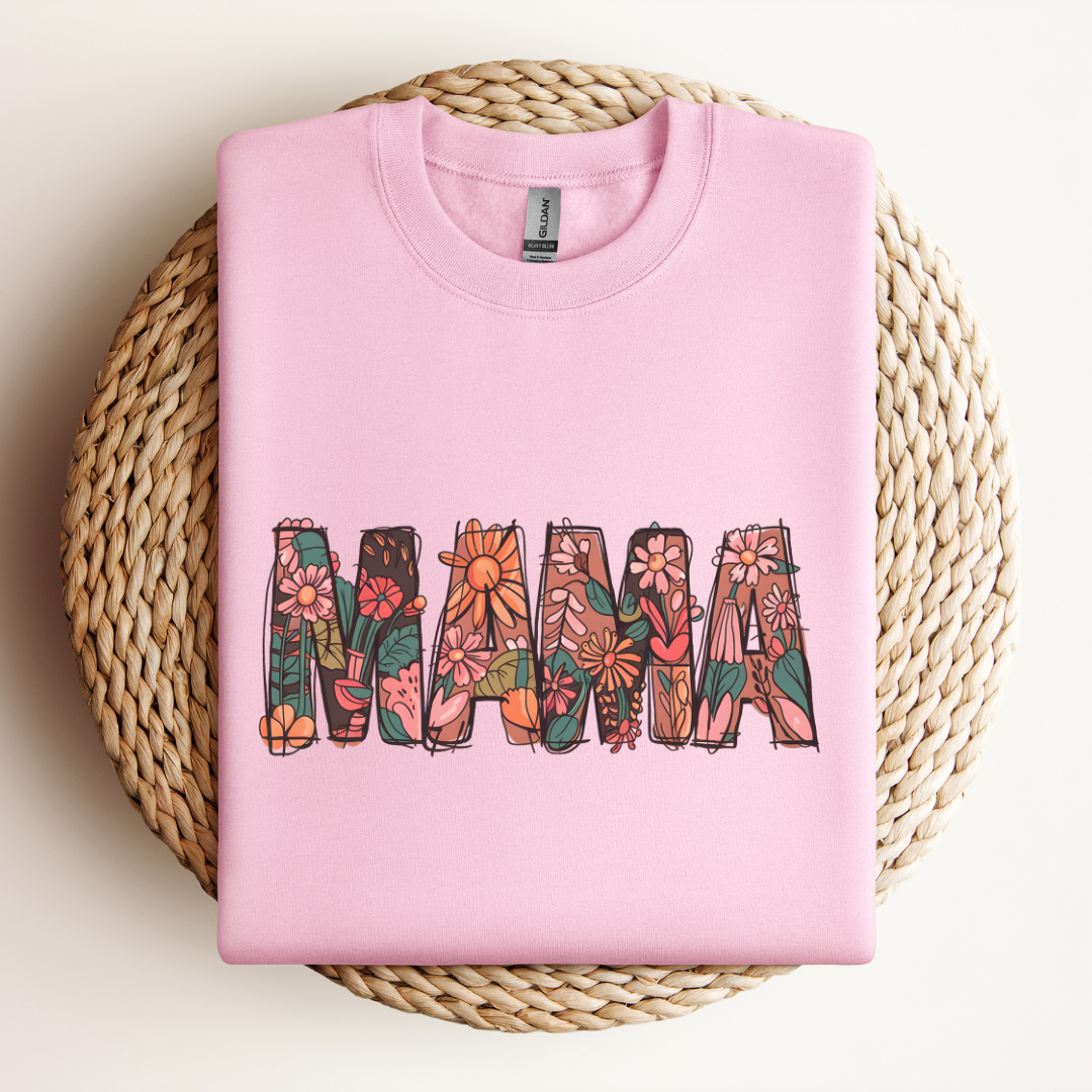 Floral MAMA | Sweatshirt MadreForte LLC