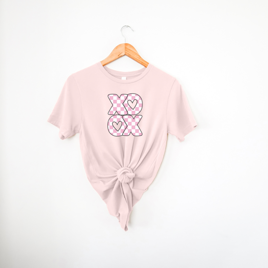 XoXo Checkered |T-Shirt or Sweatshirt MadreForte LLC