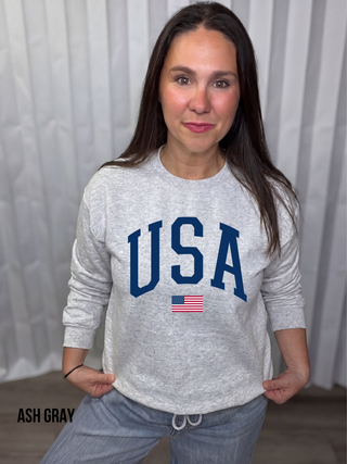 Bold USA flag Sweatshirt