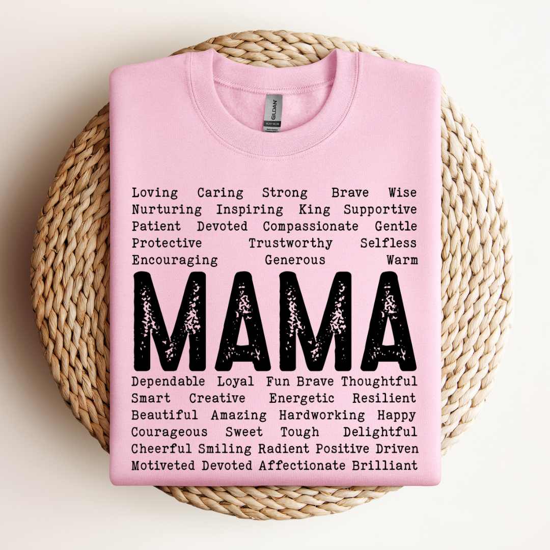 MAMA Words| Sweatshirt & Tee MadreForte LLC