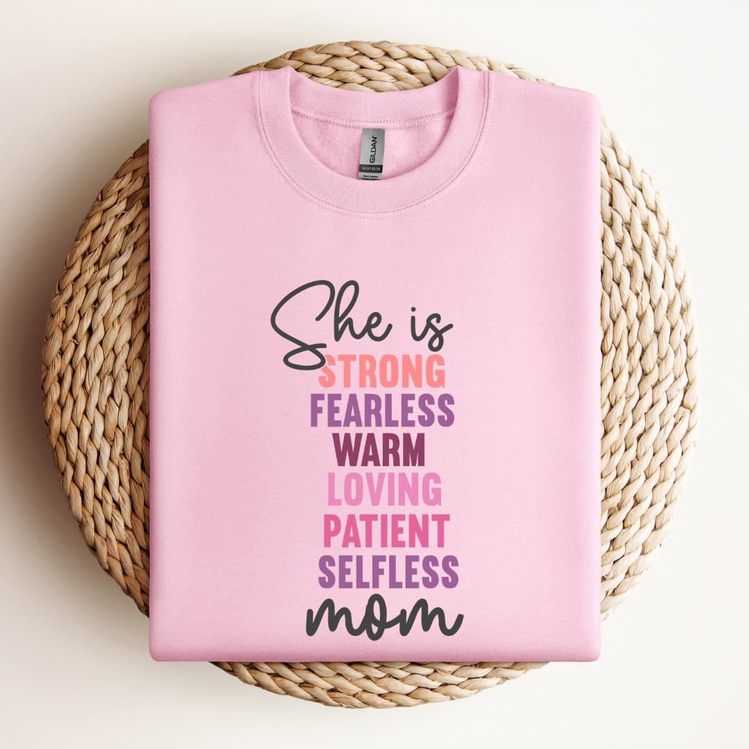 She is Mom | Sweatshirt & Tee MadreForte LLC