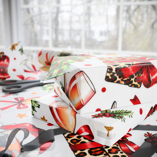 Merry & Unhinged Christmas Wrapping Paper | Funny Holiday Gift Wrap