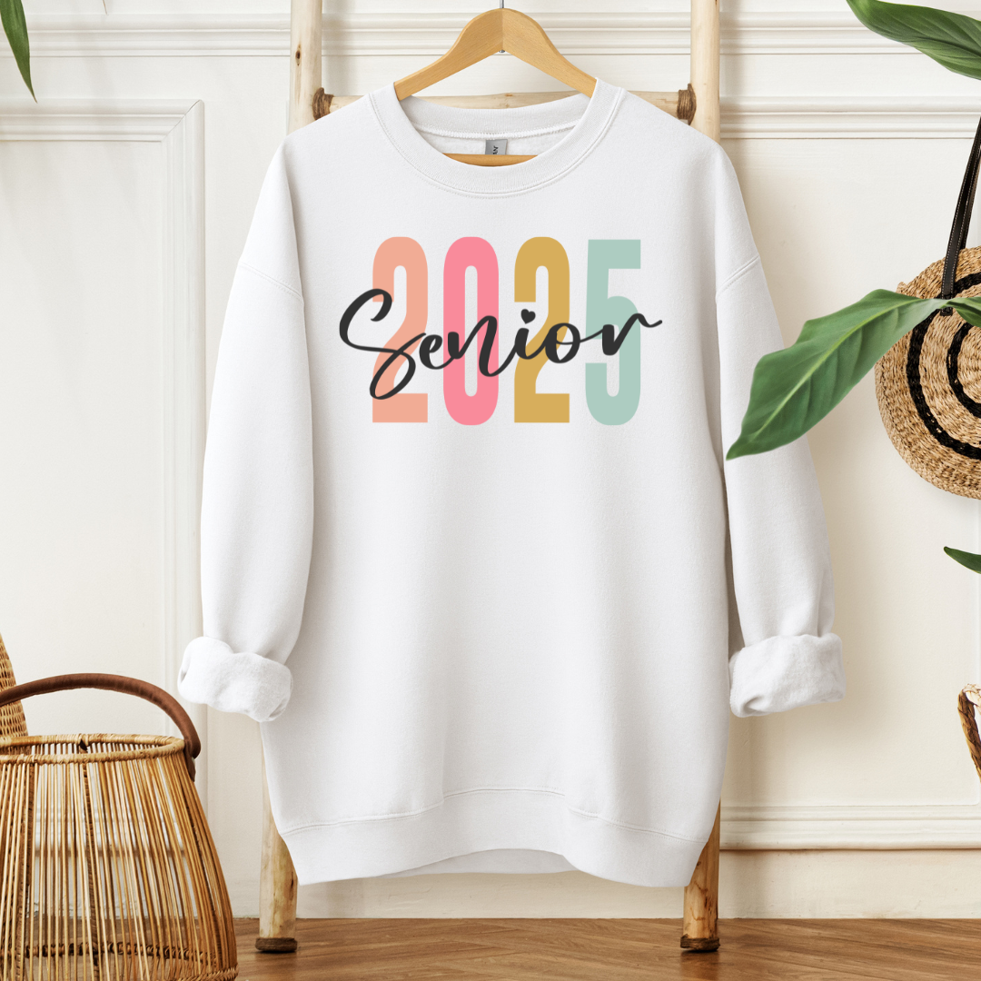 Senior 2025 Colorful | Tshirt, Hoodie, Sweatshirt MadreForte LLC