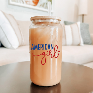 AMERICAN GIRL | Sipper Glass, 16oz