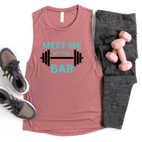 Find Me at The Bar| Bella Muscle Tank MadreForte LLC