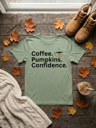 Coffee Pumpkins Confidence Tee