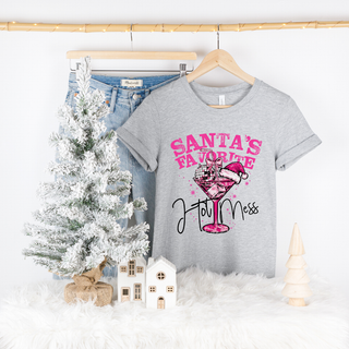 Santas Favorite Hot mess Graphic Tee