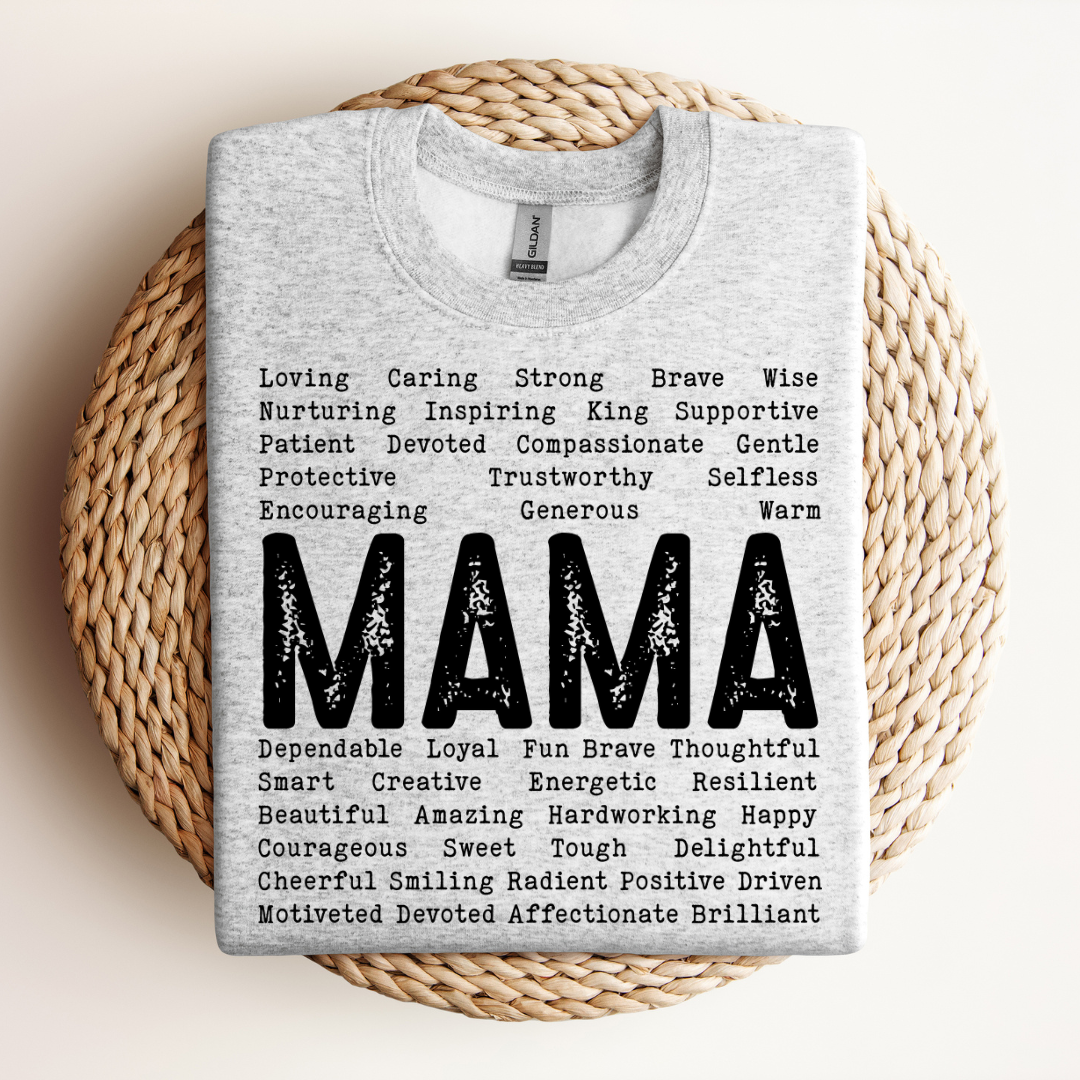 MAMA Words| Sweatshirt & Tee MadreForte LLC