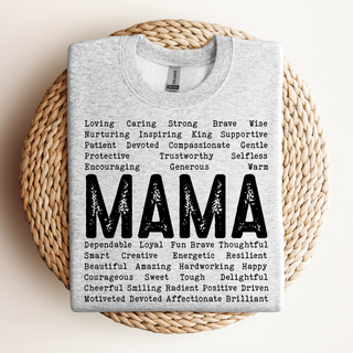 MAMA Words| Sweatshirt & Tee