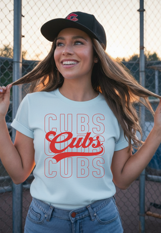 Tripple Cubs Tee