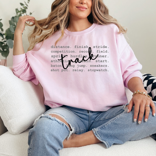 Track Words| Sweatshirt or T-Shirt