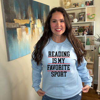Reading is My Favorite Sport Sweatshirt
