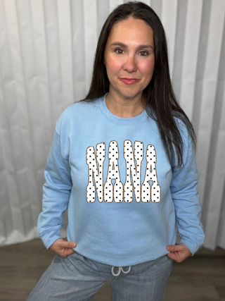 Polka Dot Nana Sweatshirt
