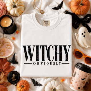 Witchy Obviously Halloween Graphic Tee