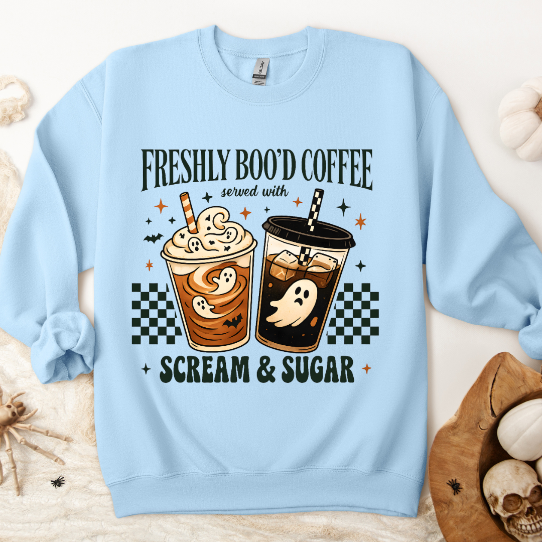 Freshly Boo'd Coffee sweatshirt