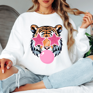 Tiger Blowing Bubble Gum Sweatshirt