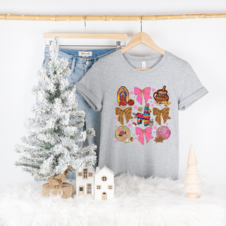 Coquette Latina Christmas Graphic Tee
