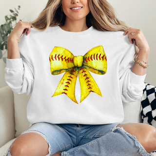 Softball Bow | Tshirt or Sweatshirt