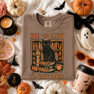 Keep the Candy I'll Take Books Graphic Tee