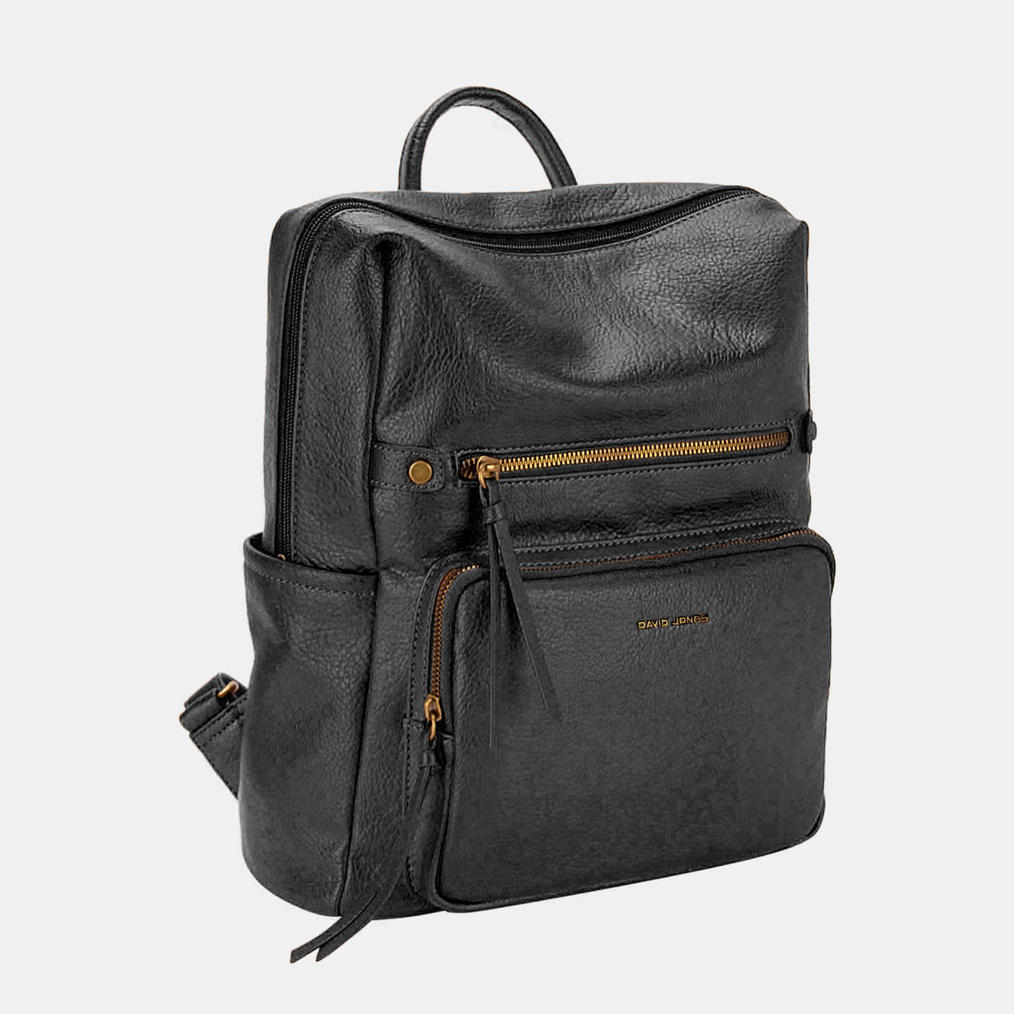 David Jones PU Leather Backpack Bag MadreForte LLC