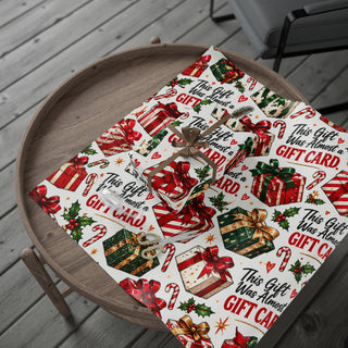 This Gift Was Almost a Gift Card | Christmas Wrapping Paper