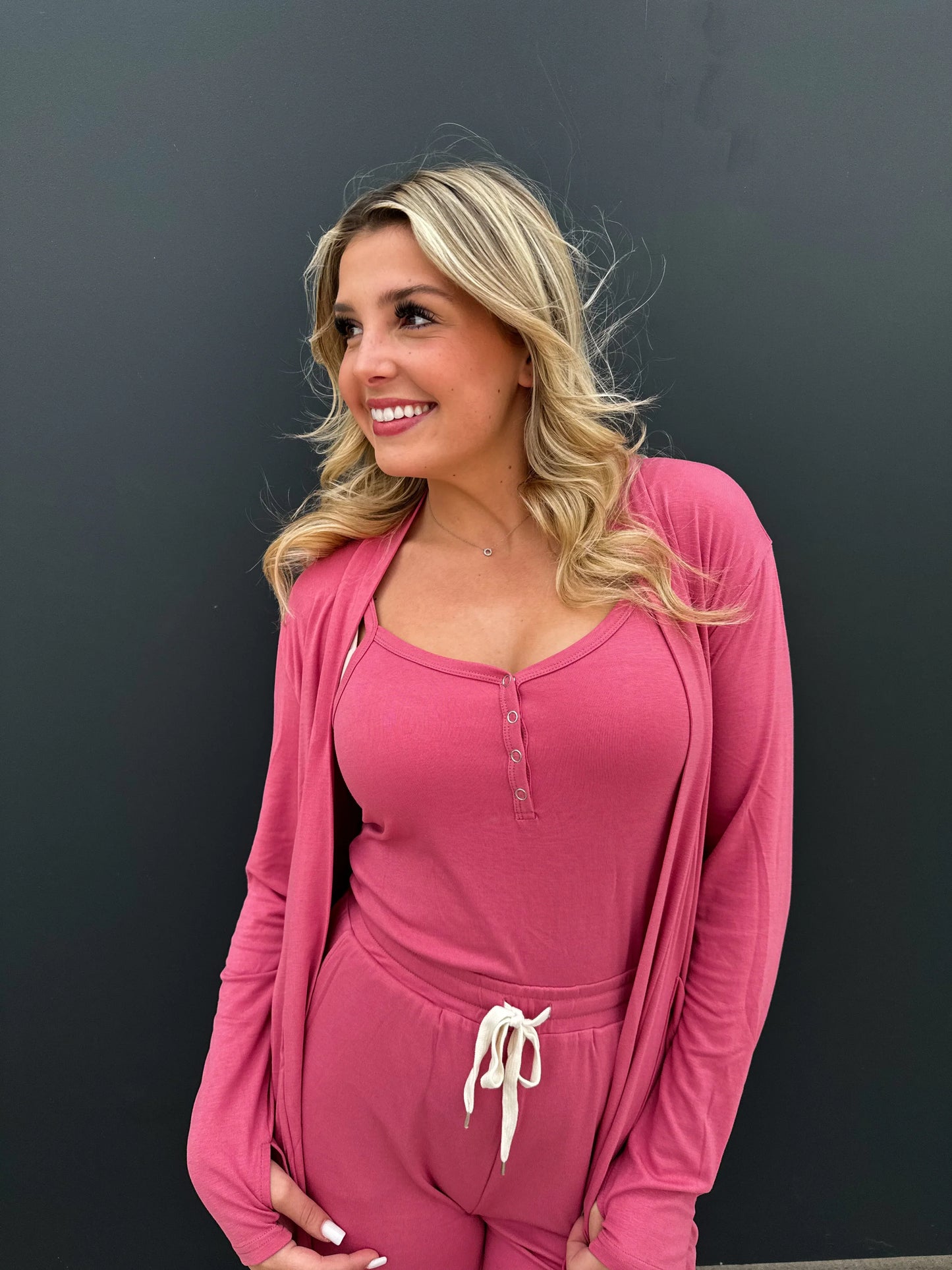 PREORDER: Soft Landing Romper and Cardigan Set in Five Colors MadreForte LLC