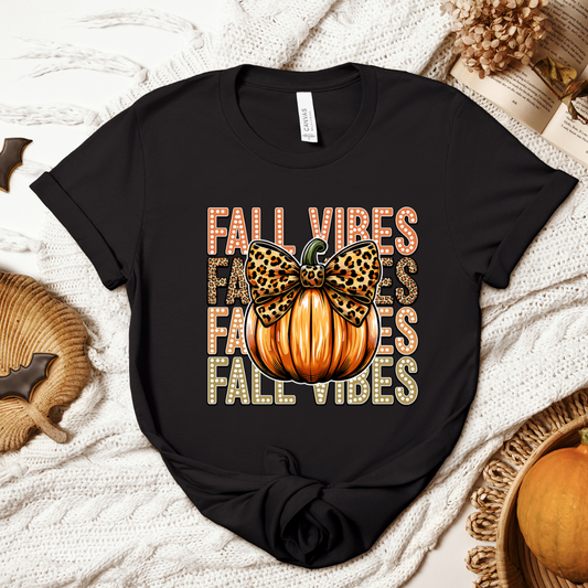 Fall Vibes Leopard Tee