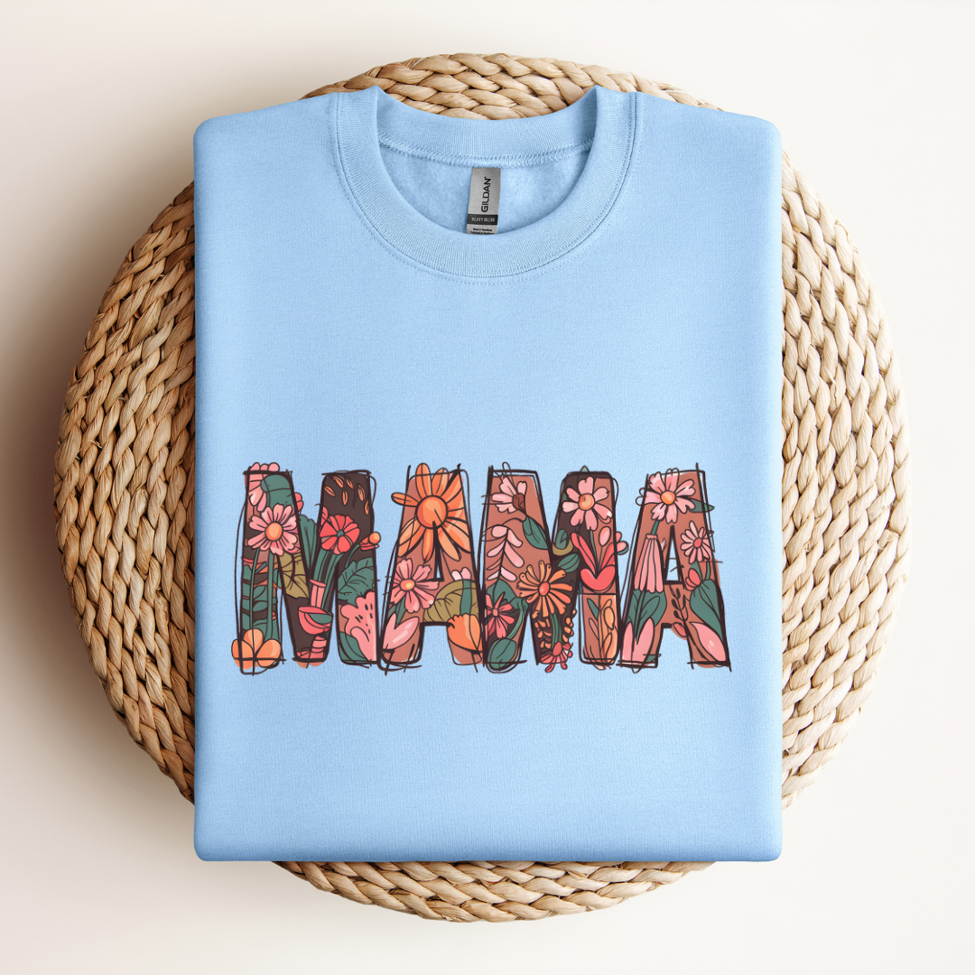 Floral MAMA | Sweatshirt MadreForte LLC