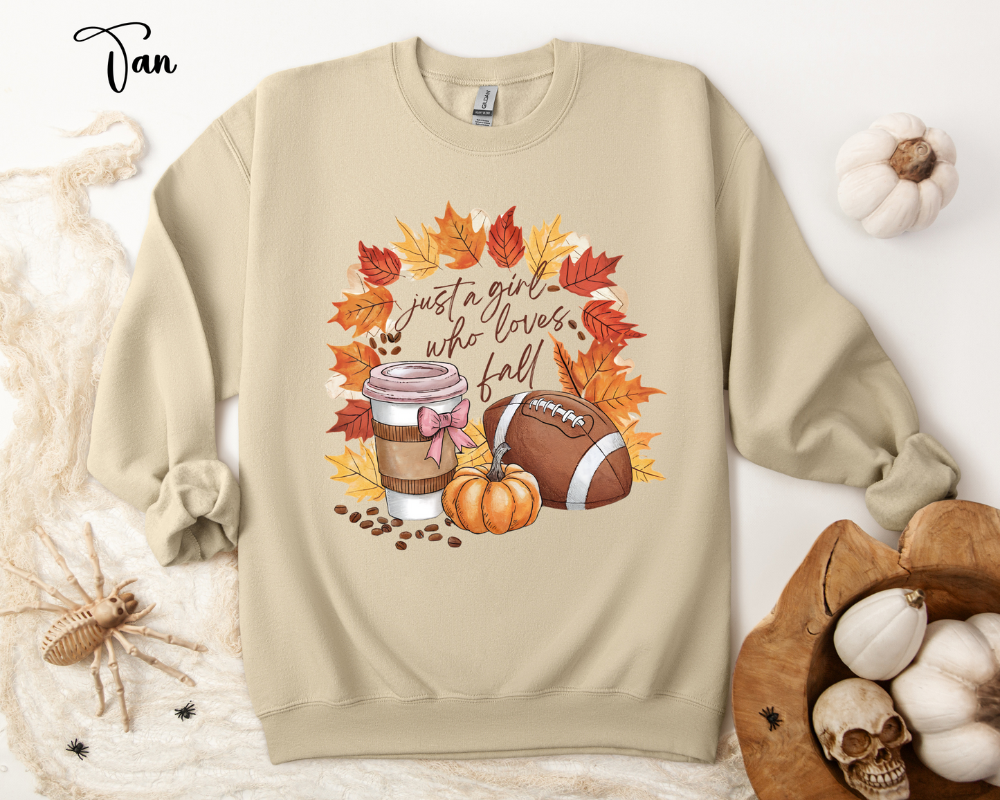Just a Girl Who Loves Fall Sweatshirt