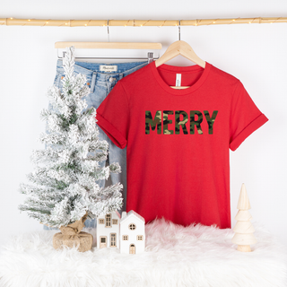 Merry Camo Graphic Tee