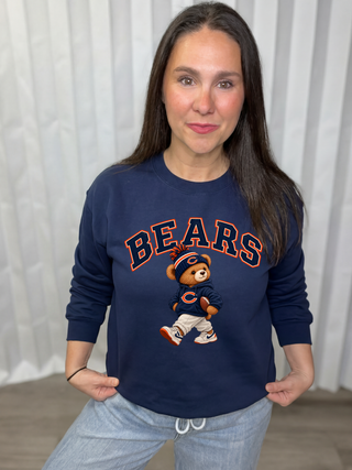 Bears Football Teddy Graphic sweatshirt