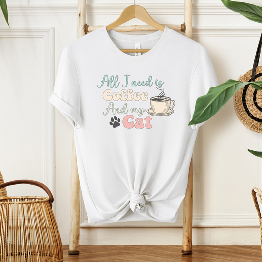 Coffee and my Cats Tee