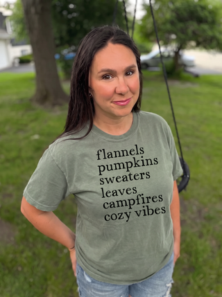 Fall Words Tee