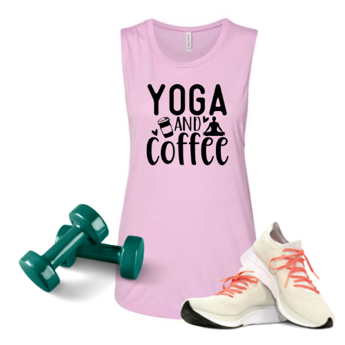 Yoga & Coffee| Bella Muscle Tank MadreForte LLC