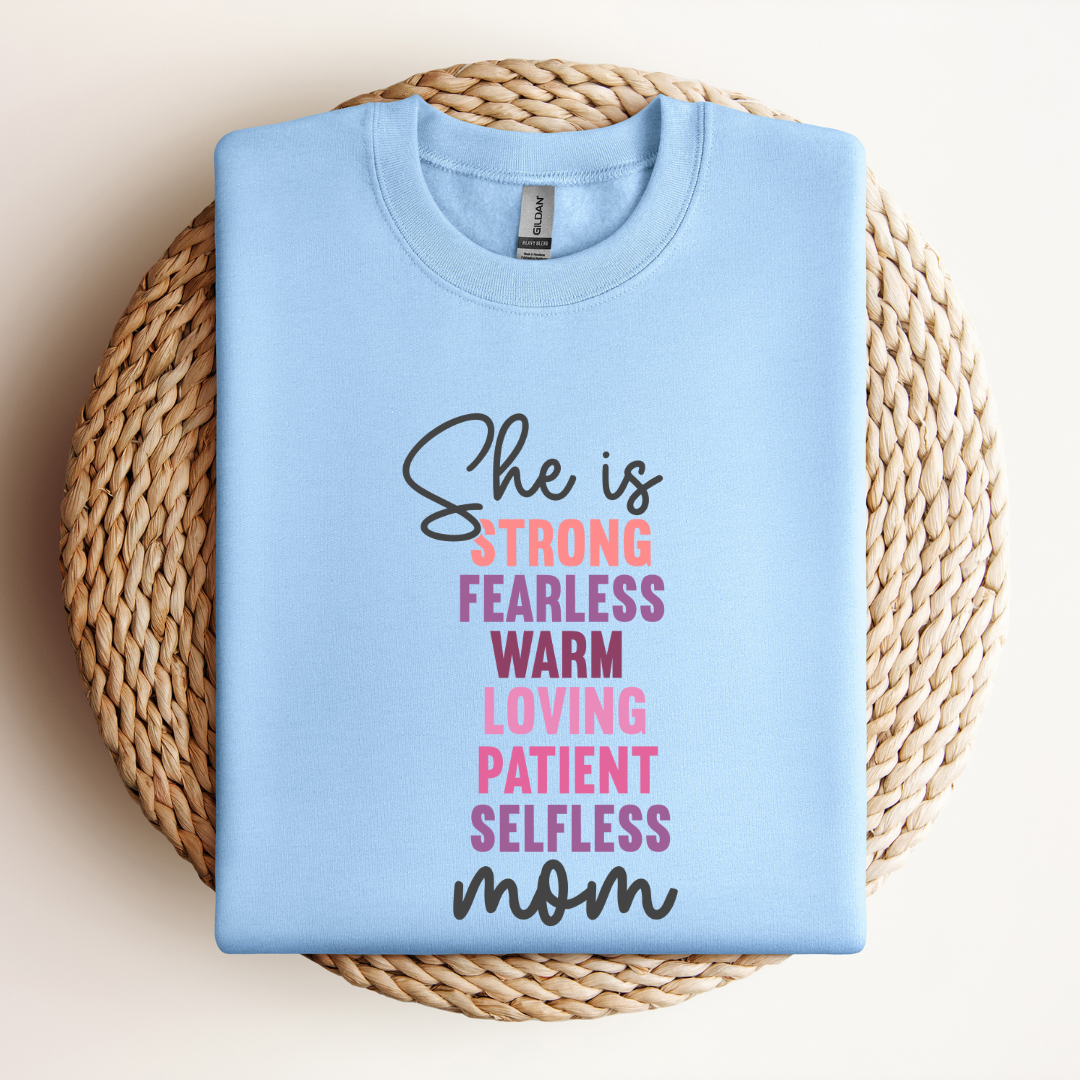 She is Mom | Sweatshirt & Tee MadreForte LLC