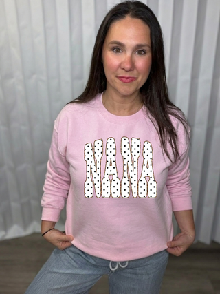 Polka Dot Nana Sweatshirt