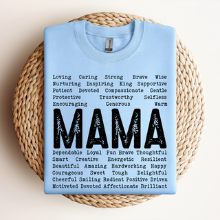MAMA Words| Sweatshirt & Tee