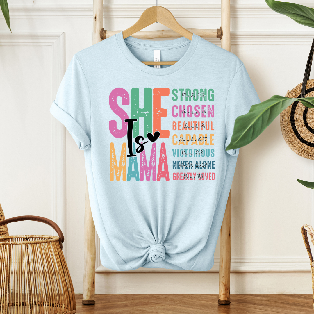 She is Mama| Sweatshirt or T-Shirt MadreForte LLC